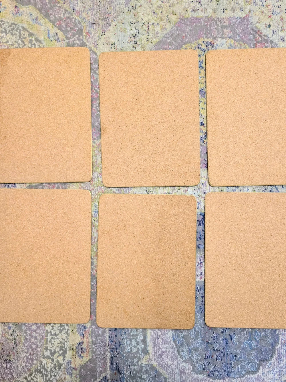 Vtg Clover Leaf London Placemats Cork Back Ole England Historical Landscape